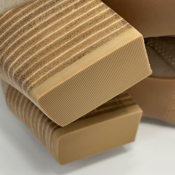 Open Edit Size 6.5 Taupe Suede Western Ankle Boots NEW Booties $130 Enzo Women's - Picture 15 of 16